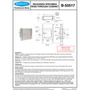 Bobrick B-50517 Commercial Specimen Cabinet, 12-3/8