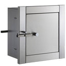 Bobrick B-50517 Commercial Specimen Cabinet, 12-3/8" W x 12-3/8" H x 5-1/2" D, Recessed-Mounted, Stainless Steel - TotalRestroom.com