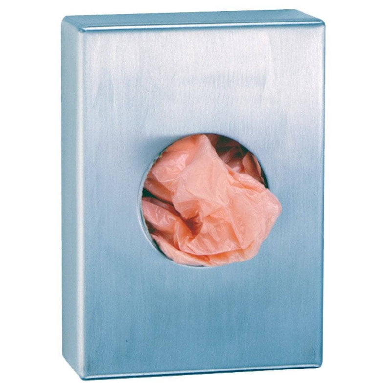 Bobrick B-3541 Commercial Restroom Sanitary Napkin/Tampon Disposal, Surface-Mounted, Stainless Steel - TotalRestroom.com