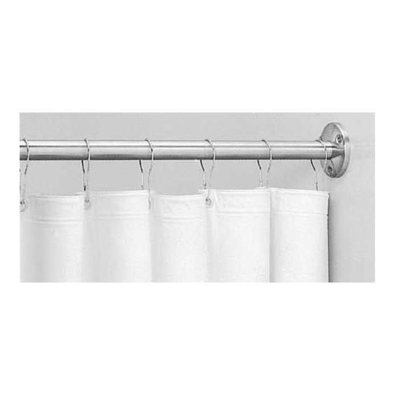 ASI SP1200-V Shower Curtain, 42X84, White Vinyl