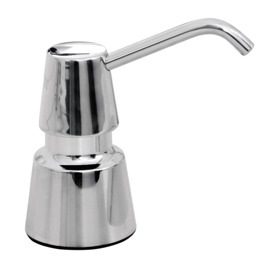 Bobrick B-823 Commercial Foam Soap Dispenser, Counter Mounted, Stainless Steel - 4" Spout Length