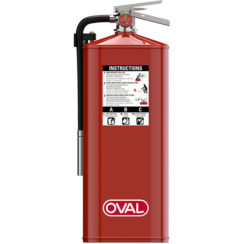 Oval 10HABC Fire Extinguisher, Surface Mounted