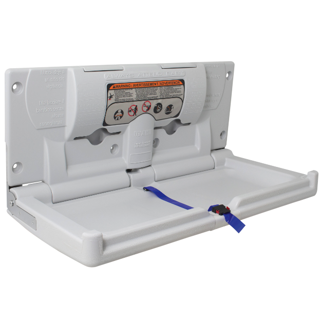 Bradley 9631 00 Baby Changing Station Surface Mounted Plastic TotalRestroom