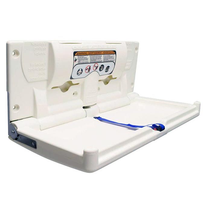 Bradley 963200 Baby Changing Station, SurfaceMounted, Plastic