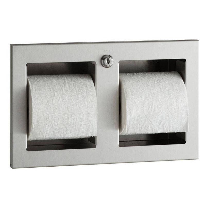Bobrick B-35833 Commercial Paper Towel Dispenser, Recessed, Metal - TotalRestroom.com