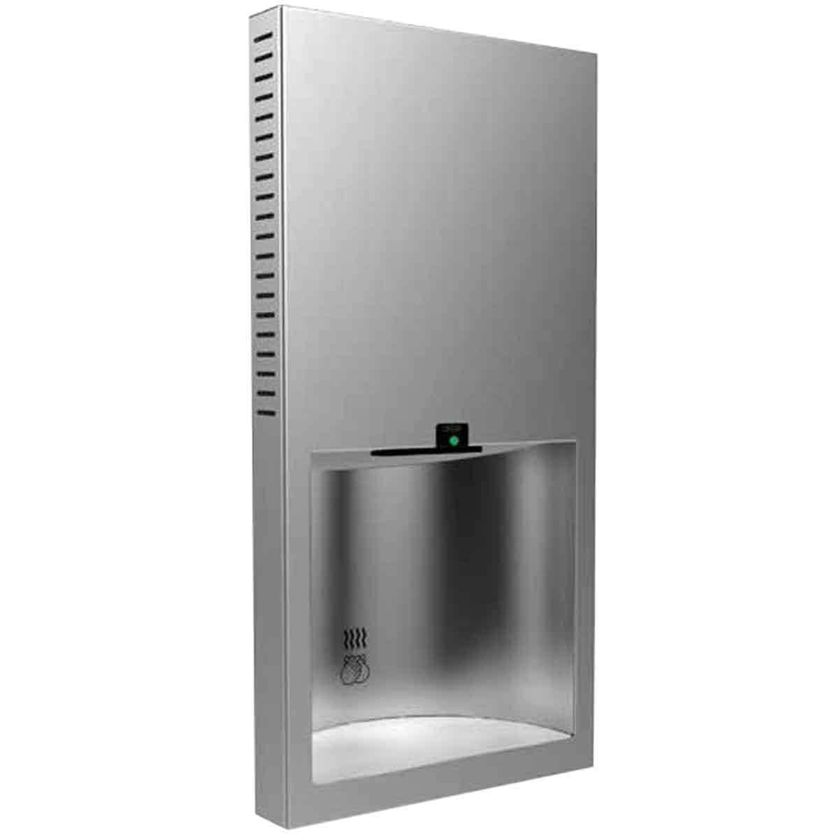 Bobrick B-3725 Automatic Hand Dryer, 230 Volt, Recessed-Mounted, Stainless Steel - TotalRestroom.com