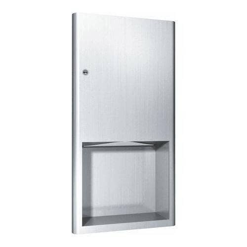 Bradley 244-000000 Commercial Paper Towel Dispenser, Recessed-Mounted, Stainless Steel - TotalRestroom.com