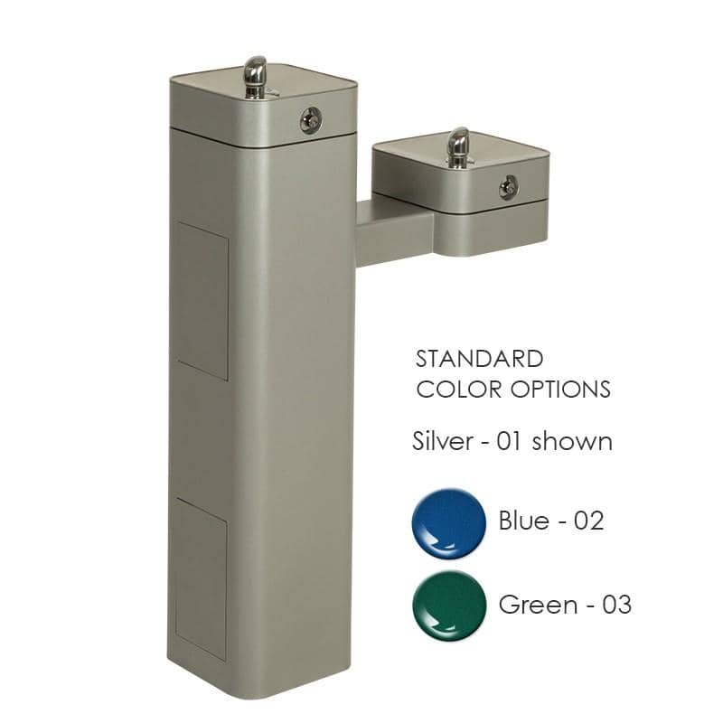 Haws 3602FR Modular Outdoor Freeze Resistant Double Bottle - TotalRestroom.com