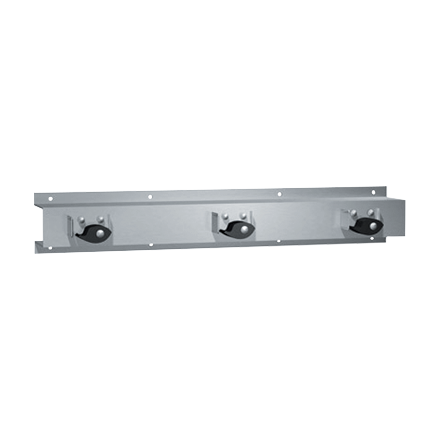 ASI 8215-3 Commercial 3 Mop Holder Rack, 26" W x 4-1/2" H Stainless Steel