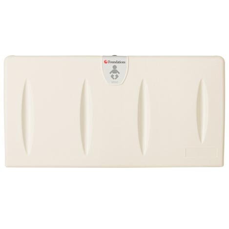 Foundations Horizontal Surface Mount (EZ Mount Backer Plate Included), Cream - 5211089