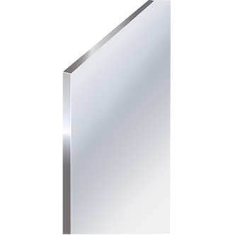 ASI 8287-1836 (18 x 36) Frameless Polished Glass Mirror, 18"W x 36"H