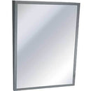 ASI 0535-1836 Fixed Angle Tilted Mirror, 18" Wide X 36" High
