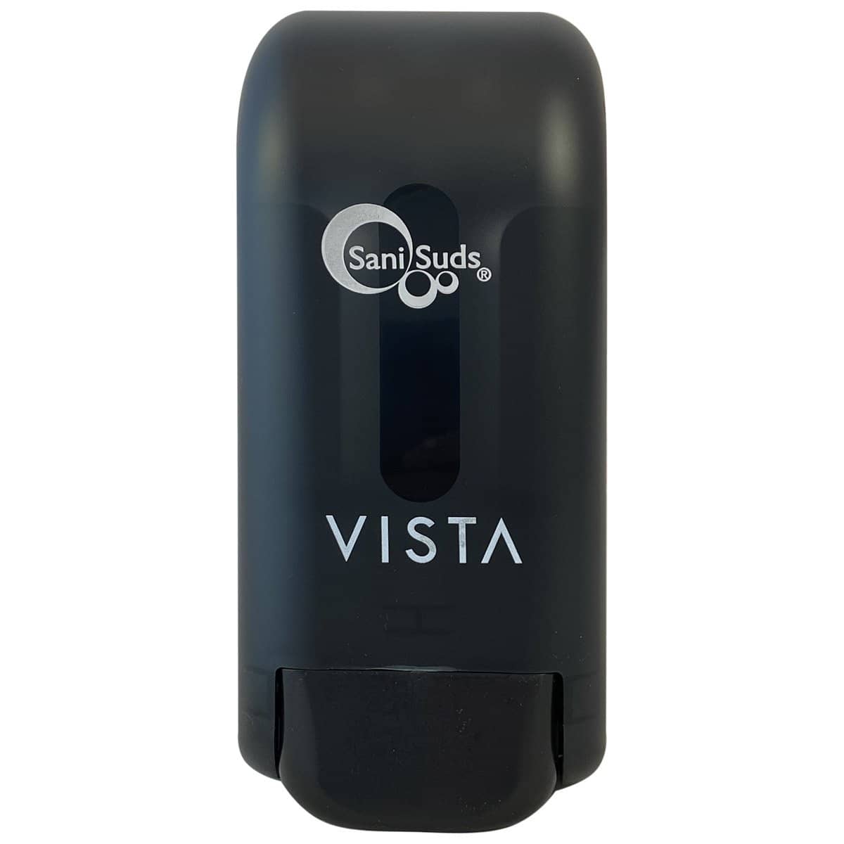 VISTA Sani Suds Manual Soap Dispenser, Black Translucent - SD1002 - TotalRestroom.com