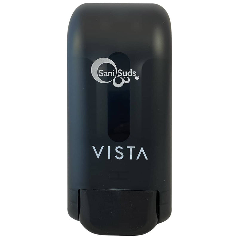 VISTA Sani Suds Manual Soap Dispenser, Black Translucent - SD1002 - TotalRestroom.com