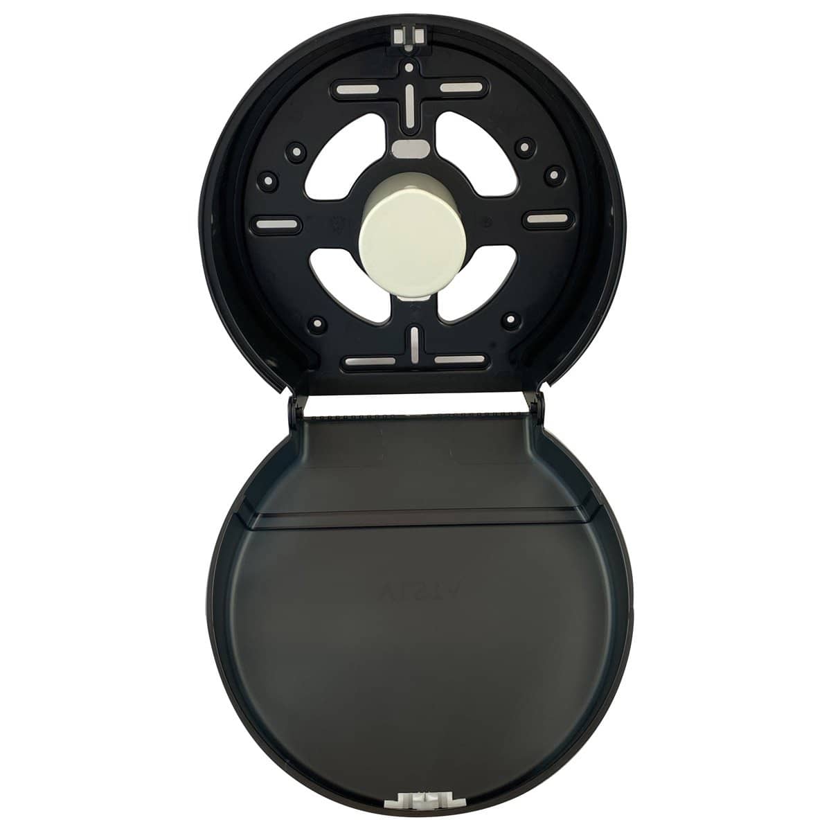 VISTA Single Jumbo TP Dispenser, Black Translucent - TP3001 - TotalRestroom.com