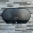 VISTA Double Jumbo TP Dispenser, Black Translucent - TP3002 - TotalRestroom.com