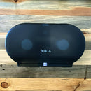 VISTA Double Jumbo TP Dispenser, Black Translucent - TP3002 - TotalRestroom.com