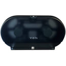 VISTA Double Jumbo TP Dispenser, Black Translucent - TP3002 - TotalRestroom.com