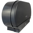 VISTA Double Jumbo TP Dispenser, Black Translucent - TP3002 - TotalRestroom.com