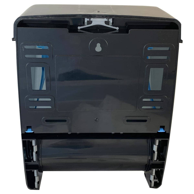VISTA Mechanical Auto Cut Roll Towel Dispenser, Black Translucent - PT2004 - TotalRestroom.com