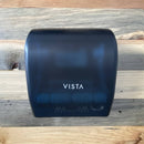 VISTA Mechanical Auto Cut Roll Towel Dispenser, Black Translucent - PT2005 - TotalRestroom.com