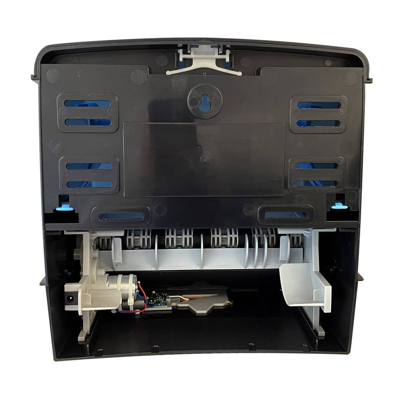 VISTA Electronic Hands Free Roll Towel Dispenser, Black Translucent - PT2006 - TotalRestroom.com