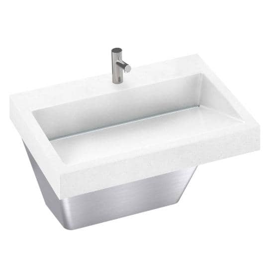 Bradley Verge Commercial Hand Wash Sink - LVA-Series, One-Station, LVAD1 - TotalRestroom.com