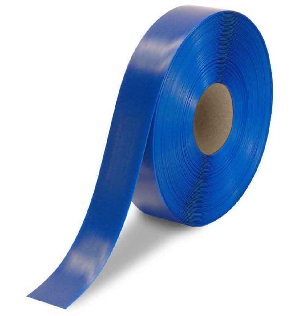 NMC 50 Mil Heavy Duty Floor Tape, 2" X 100', Blue - HDT2B - TotalRestroom.com