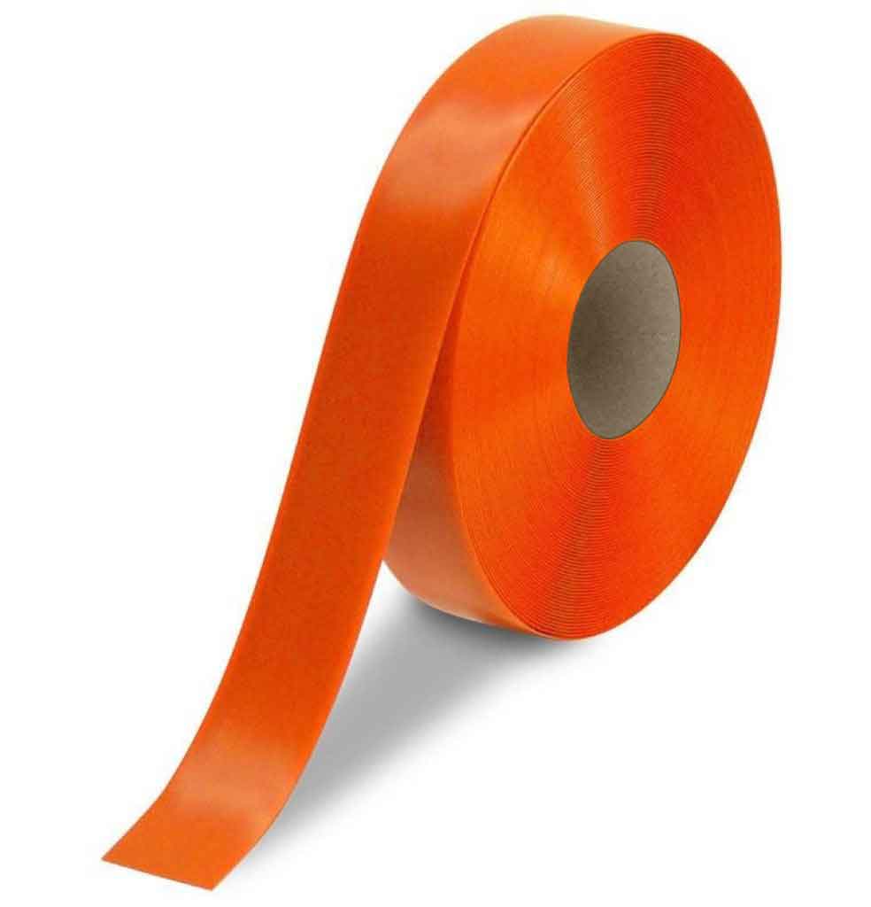 NMC 50 Mil Heavy Duty Floor Tape, 2" X 100', Orange - HDT2OR - TotalRestroom.com