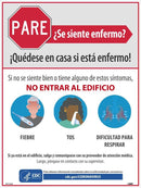 NMC STAY HOME WHEN YOU ARE SICK POSTER, SPAN - PST142SP - TotalRestroom.com