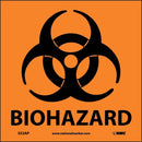 NMC BIOHAZARD (GRAPHIC), 4X4, PS VINYL, 5/PK - S52AP - TotalRestroom.com