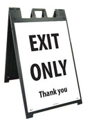 NMC DELUXE SIDEWALK STAND AND SIGN, EXIT - SFS115C-KIT - TotalRestroom.com