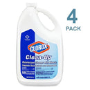 Clorox Professional Clean-Up Disinfectant Cleaner with Bleach, Fresh, 128 oz Refill Bottle, 4/Carton