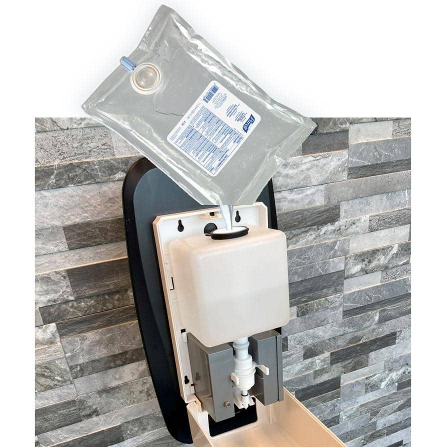 Vista Touchless Bulk-Fill Dispenser - Compatible w/ Both Liquid & Gel Hand Sanitizers and Soaps - TotalRestroom.com