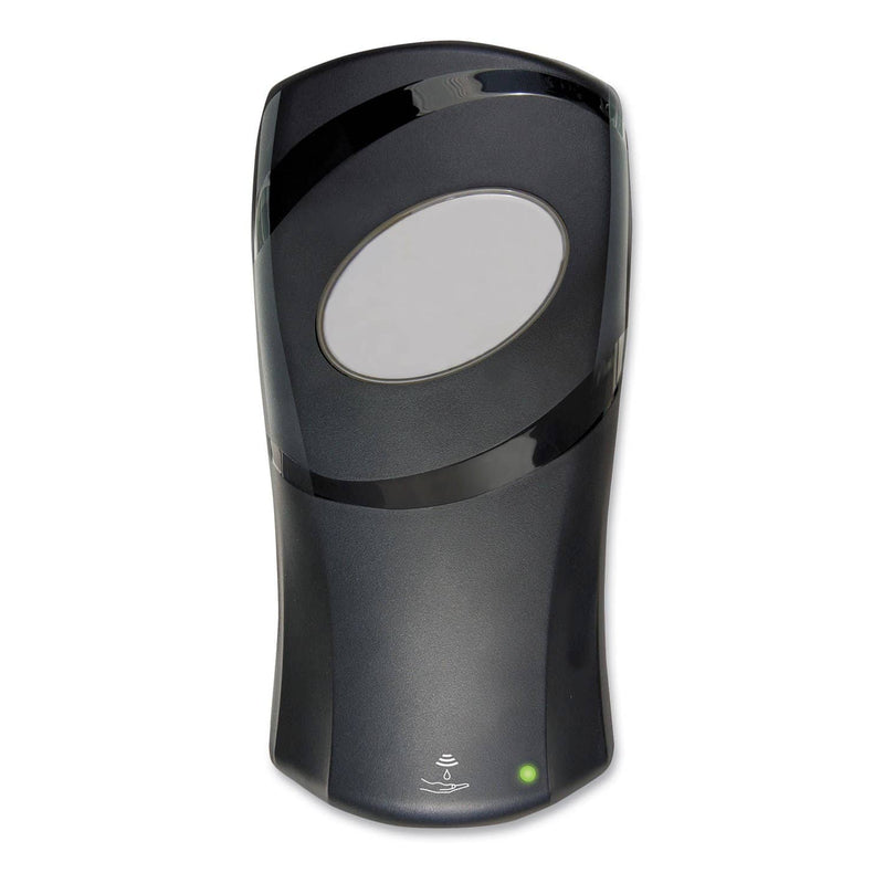 Dial Fit Touch Free Automatic Soap Dispenser, Foam, Black, Includes 2PK Antibacterial Refills - TotalRestroom.com