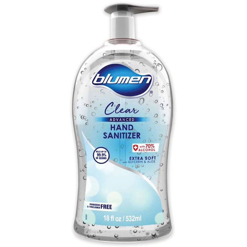 Blumen Hand Sanitizer, 18 oz Bottle, Soft Fresh, 12/Carton - GN14051471 - TotalRestroom.com