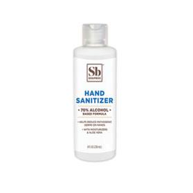 SoapBox Hand Sanitizer, 8 oz Bottle With Dispensing Cap, Unscented, 24/Carton - SBX77141CT - TotalRestroom.com