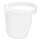 Deflect-o Disposable Face Shield, 13 X 10, One Size Fits All, Clear, 100/Carton - DEFPFMD100F - TotalRestroom.com
