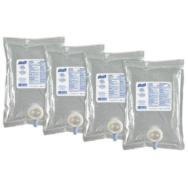 Purell Advanced Hand Sanitizer Gel Refill - 2156-08, 1,000 mL, 4 Packs/Carton - TotalRestroom.com