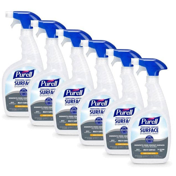 Purell Professional Surface Disinfectant, Fresh Citrus, 32 oz. Bottle,