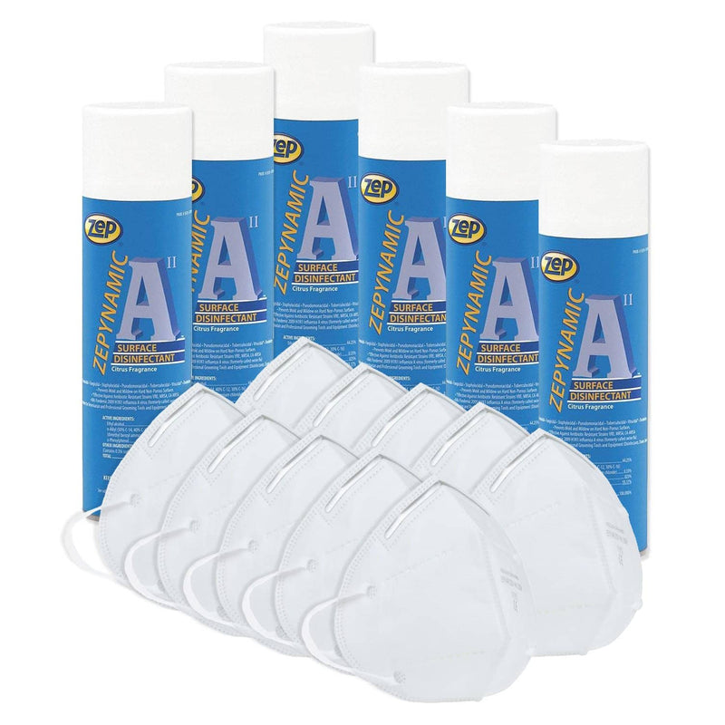 Zep Spray Disinfectant Kit w/ KN95 Masks