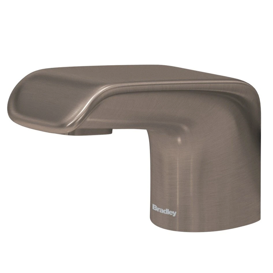 Bradley (6-3500) RLM-BZ Touchless Counter Mounted Sensor Soap Dispenser, Brushed Bronze, Linea Series