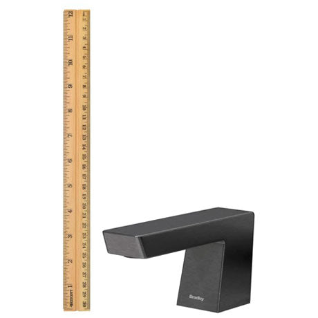 Bradley (6-3700) RLT-BS Touchless Counter Mounted Sensor Soap Dispenser, Brushed Stainless, Zen Series