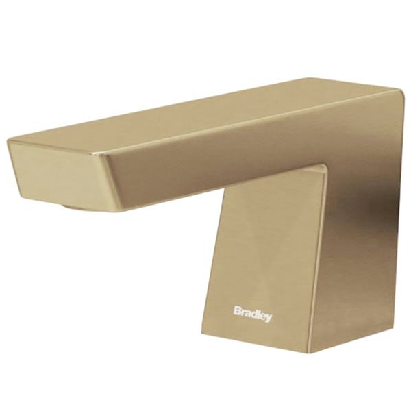 Bradley  - 6-3700-RFT-BR - Touchless Counter Mounted Sensor Soap Dispenser, Brushed Brass, Zen Series