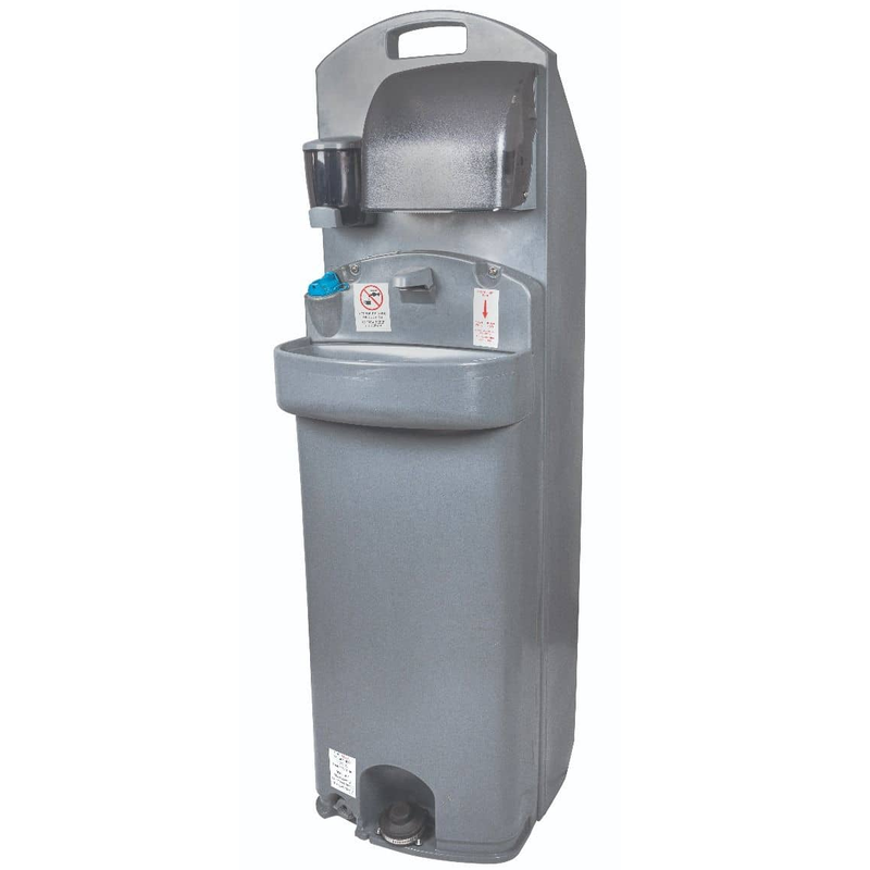 PolyJohn PSW3-1000 Portable Hand Washing Station, Gray