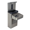 Haws 1211S Stainless Steel Wall Mount ADA Water Coole, Electronic Valve, Pushbar Assembly & Bubbler Deactivation w Sensor Operated Bottle Filler