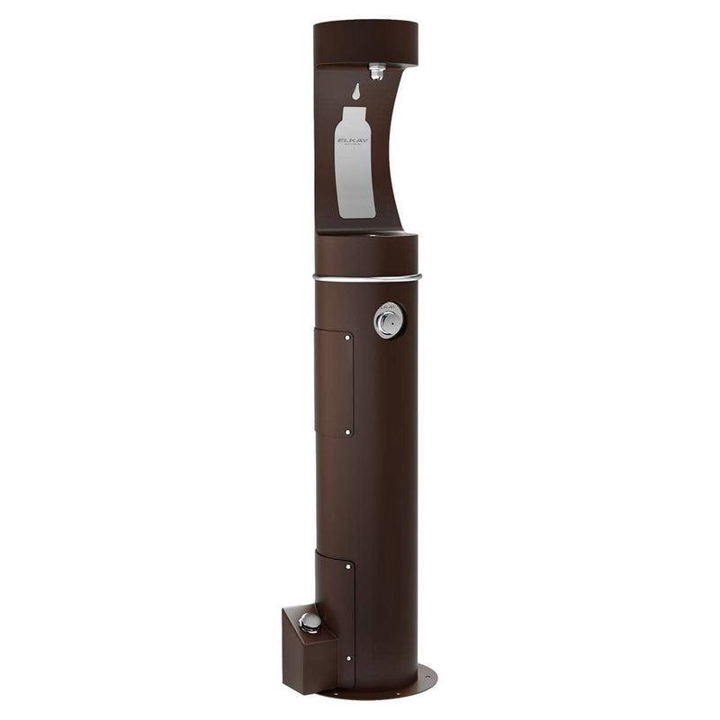Elkay 4481FPBRN Outdoor Bottle Filler Foot Pedal Accessory, Brown