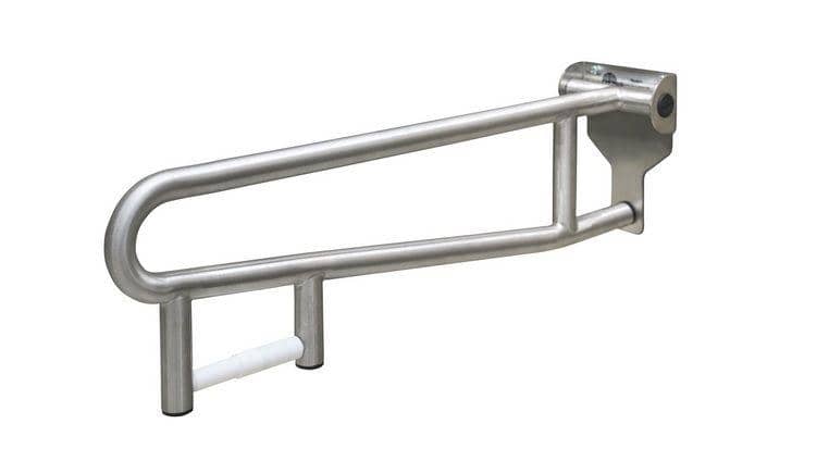 Bradley 8372-108000 BX-SWING UP GRAB BAR W/TTD 1- 1/4" OD-30" LONG-SAFETY GRIP FINISH