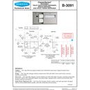 Bobrick B-3091 Recessed Toilet Tissue, Seat-Cover Dispenser and Waste Disposal, Left