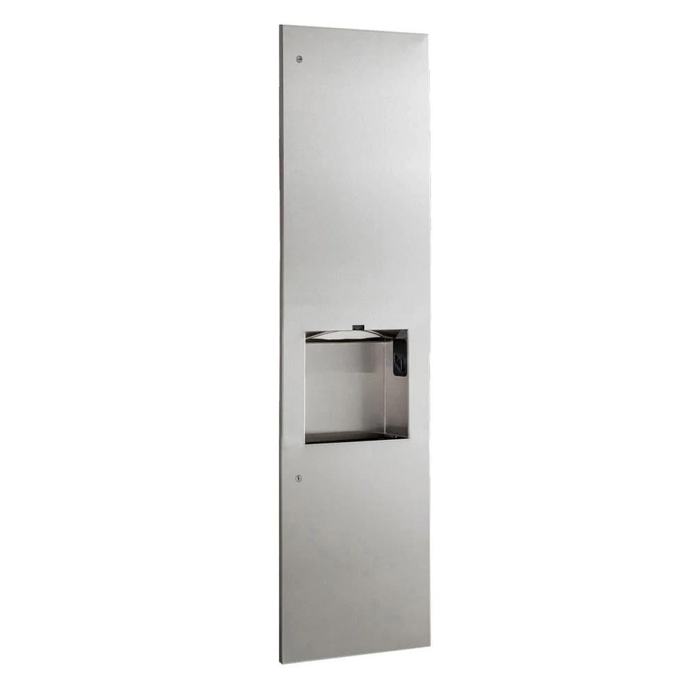 Bobrick B-38030 115V Towel Dispenser, Hand Dryer & Waste, Recessed 4-inch, 115V